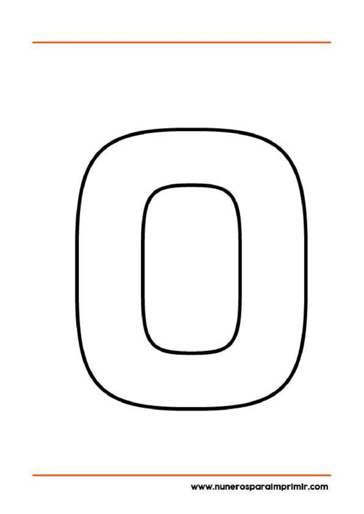 Numeros para imprimir – Moldes