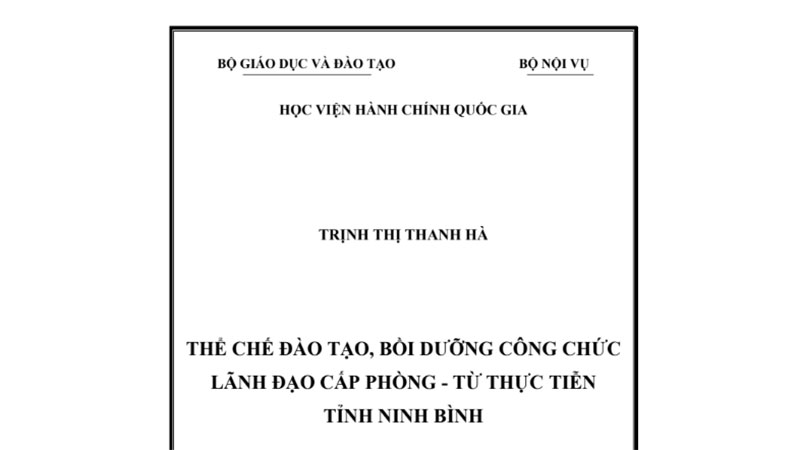 Cách viết tiểu luận tình huống quản lý lãnh đạo cấp phòng