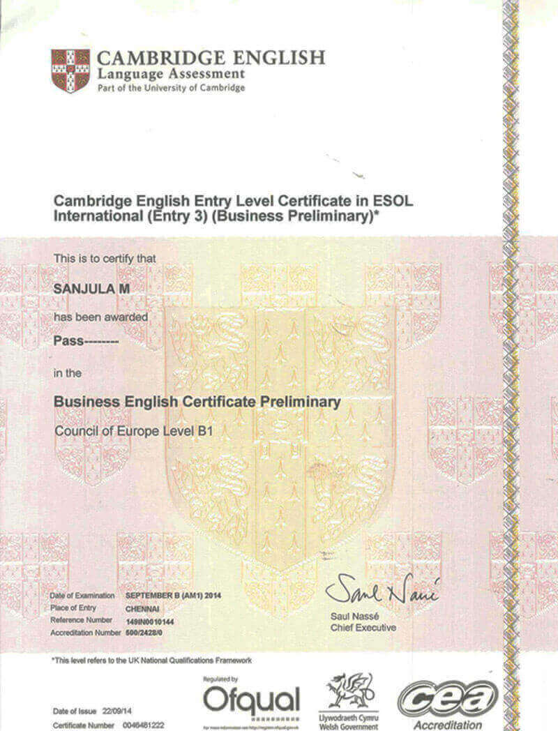 Chứng chỉ B1 Business Preliminary và B2 Vantage là gì?