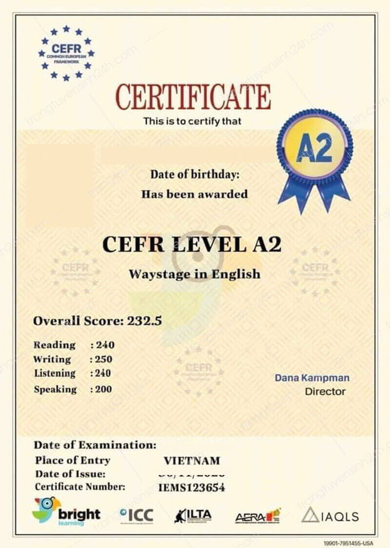 Chứng chỉ CEFR A2 là gì? Thi ở đâu? Lệ phí thi bao nhiêu?