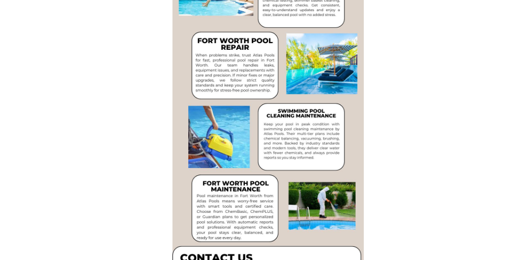 Pool Repair Service Arlington by AtlasPool - Infogram
