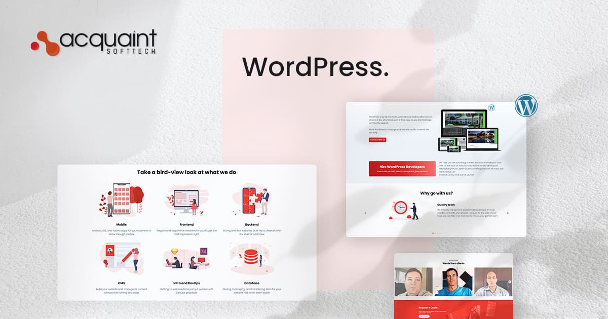 WordPress Web Development Company, WordPress CMS Website Development