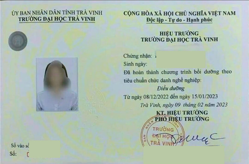 Tiêu chuẩn, mã số chức danh nghề nghiệp điều dưỡng