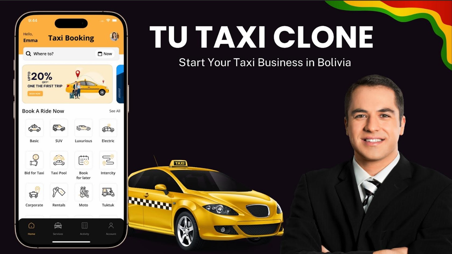 Start Your Taxi Business in Bolivia with Tu Taxi Clone | TheBlueRidgeGal