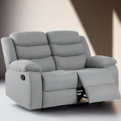 Esperanza 2 Seater Fabric Recliner Sofa | Grey | Smooth Reclining Mechanism Profile Picture