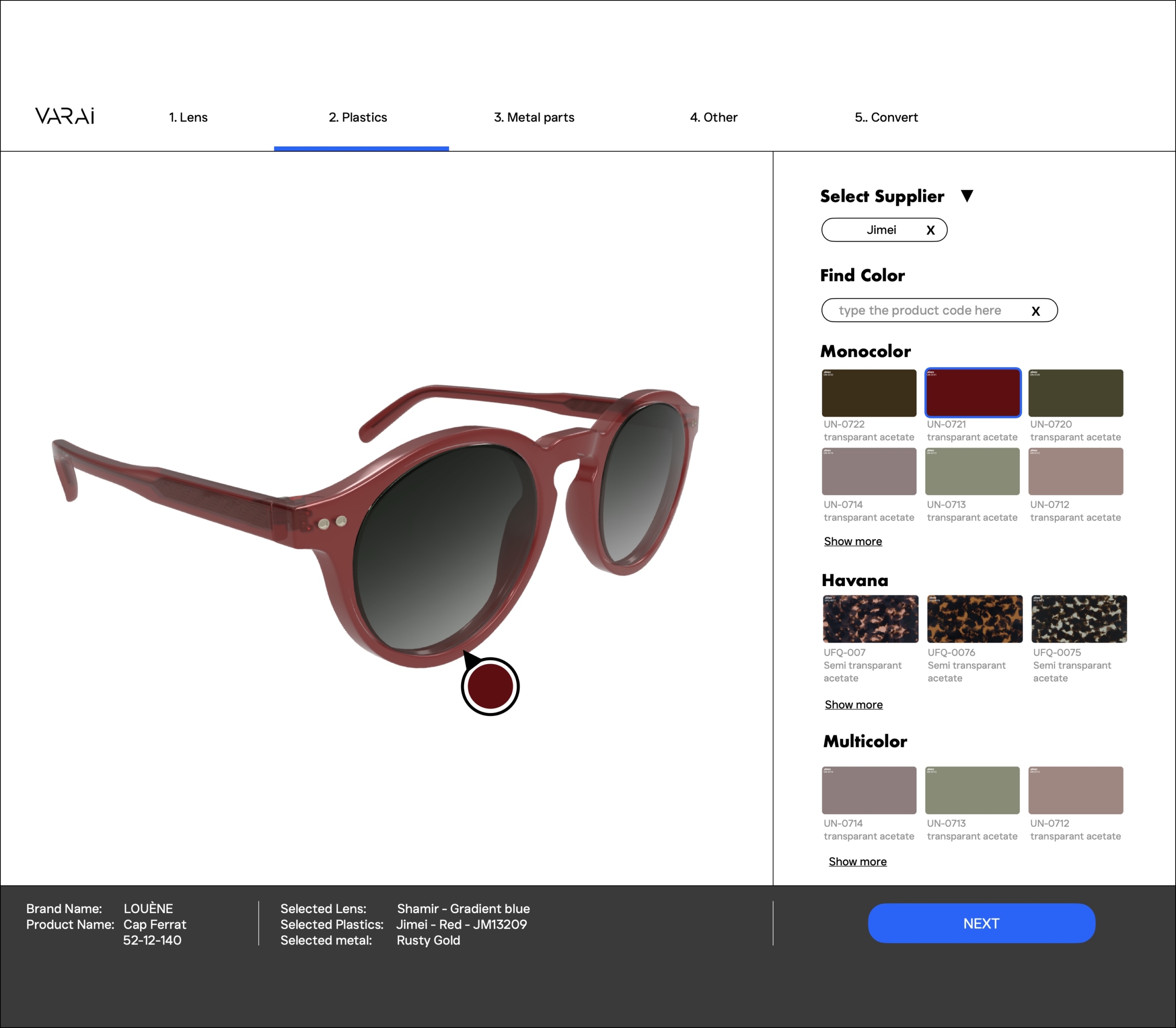 World's First Eyewear 3D Configurator | Design Tool - VARAi Inc.