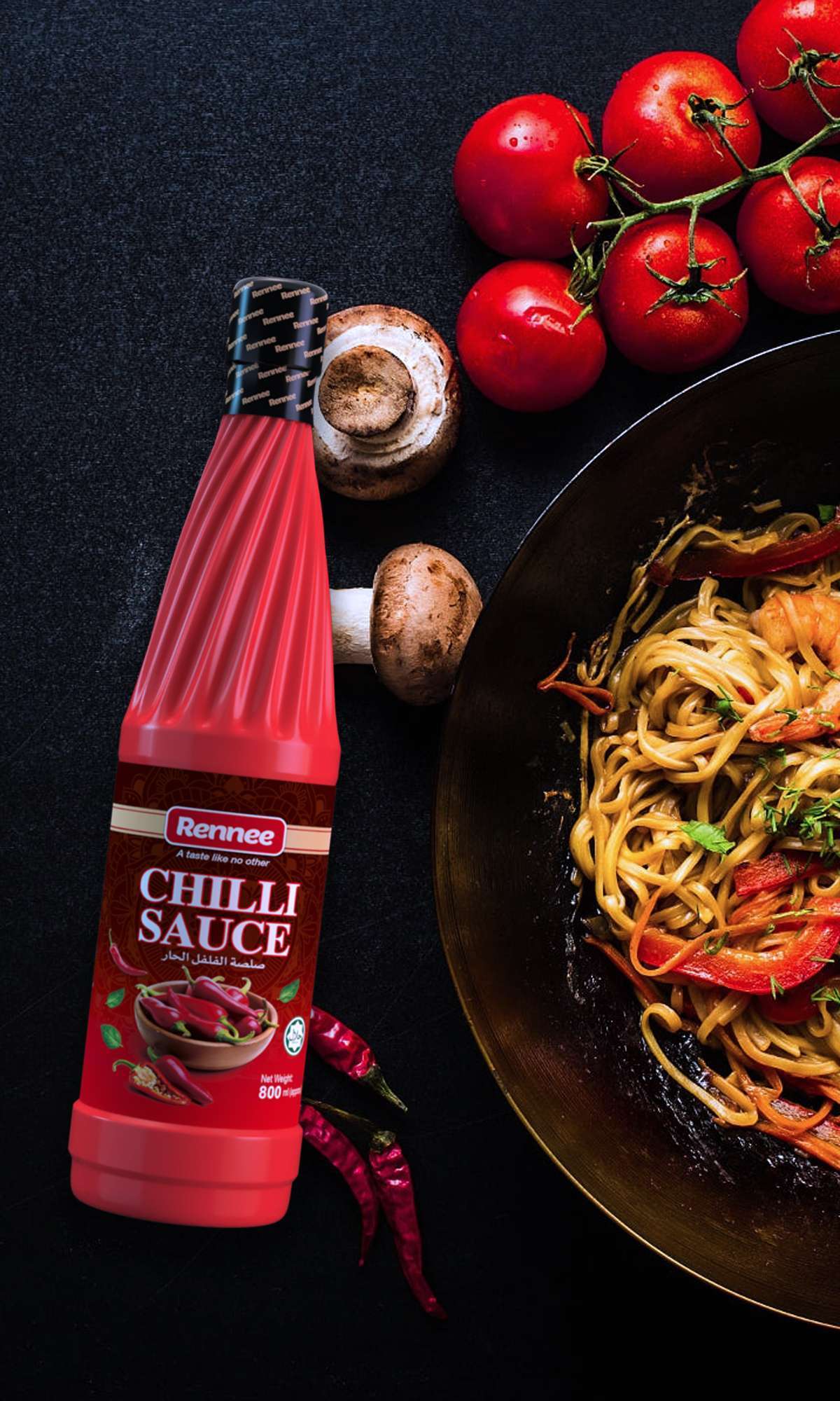 Chilli Sauce 800ml by Rennee Foods – Bold & Spicy Flavor