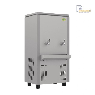 Western SWC4080HC Water Cooler – 2 Tap, 80L Storage, 40 Ltr/Hr Cooling, SS 304 Body Profile Picture