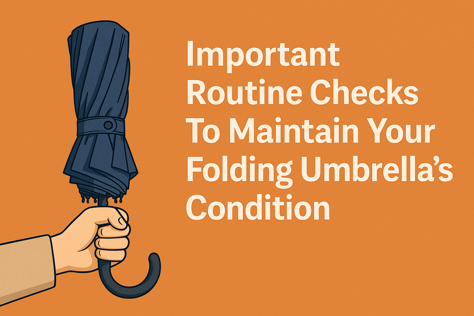 Important Routine Checks To Maintain Your Folding Umbrella's Condition