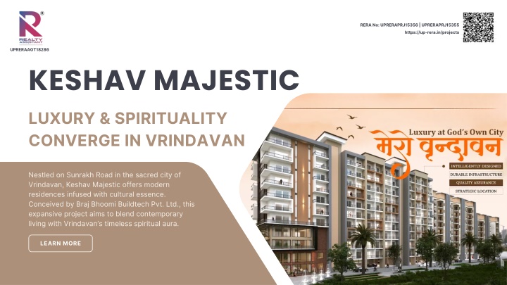 PPT - Keshav Majestic Flats on Sunrakh Road, Vrindavan PowerPoint Presentation - ID:14390908
