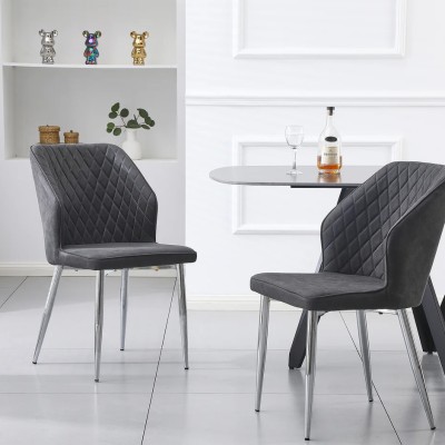 Cross Pattern Dining Chair - 2 colours available Profile Picture