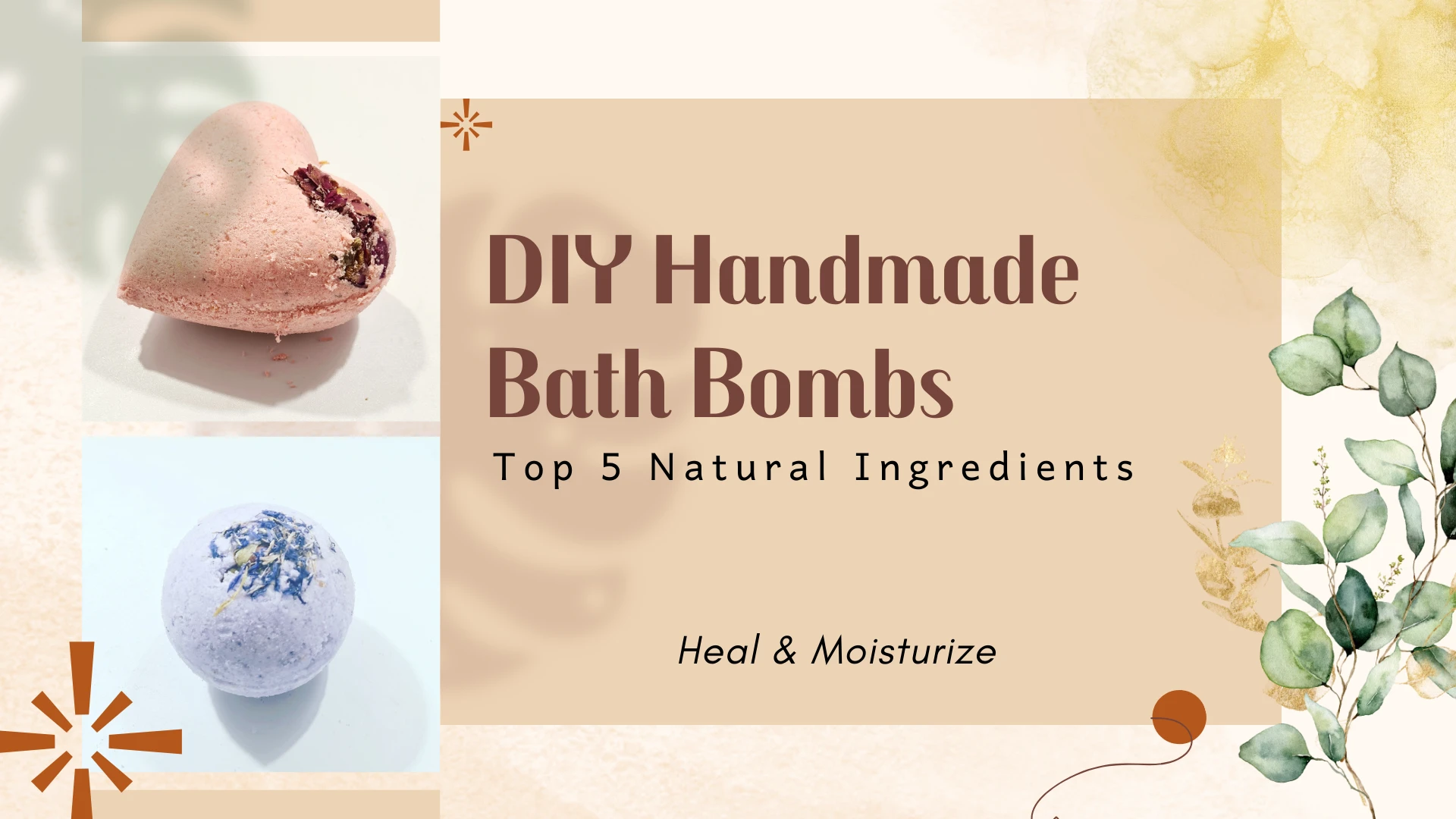 Top 5 Natural Ingredients for DIY Handmade Bath Bombs That Heal & Moisturize -  TheOmniBuzz