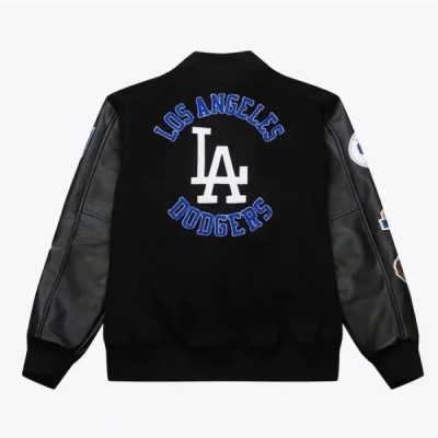 LA Dodgers Black Vintage Varsity Jacket Profile Picture