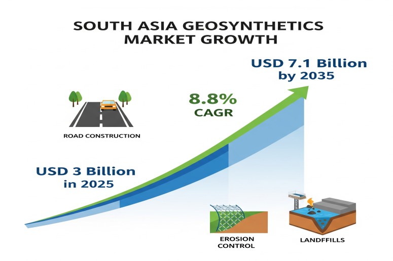 Geosynthetics Sector in South Asia is Set for 8.8% CAGR Growth, Driven by Mega Projects and Urban Expansion – FMIBlog