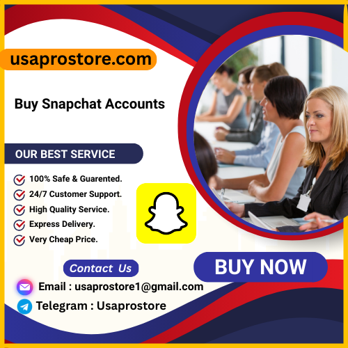 Buy Snapchat Accounts - 100% Real (Aged & PVA) In 2025
