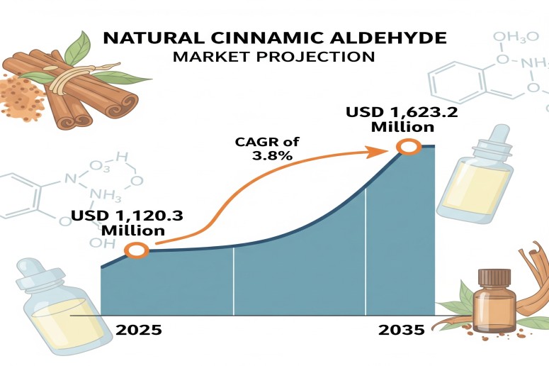 Natural Cinnamic Aldehyde Market to Reach USD 1,623.2 Million by 2035, Driven by Demand for Clean-Label Ingredients – FMIBlog