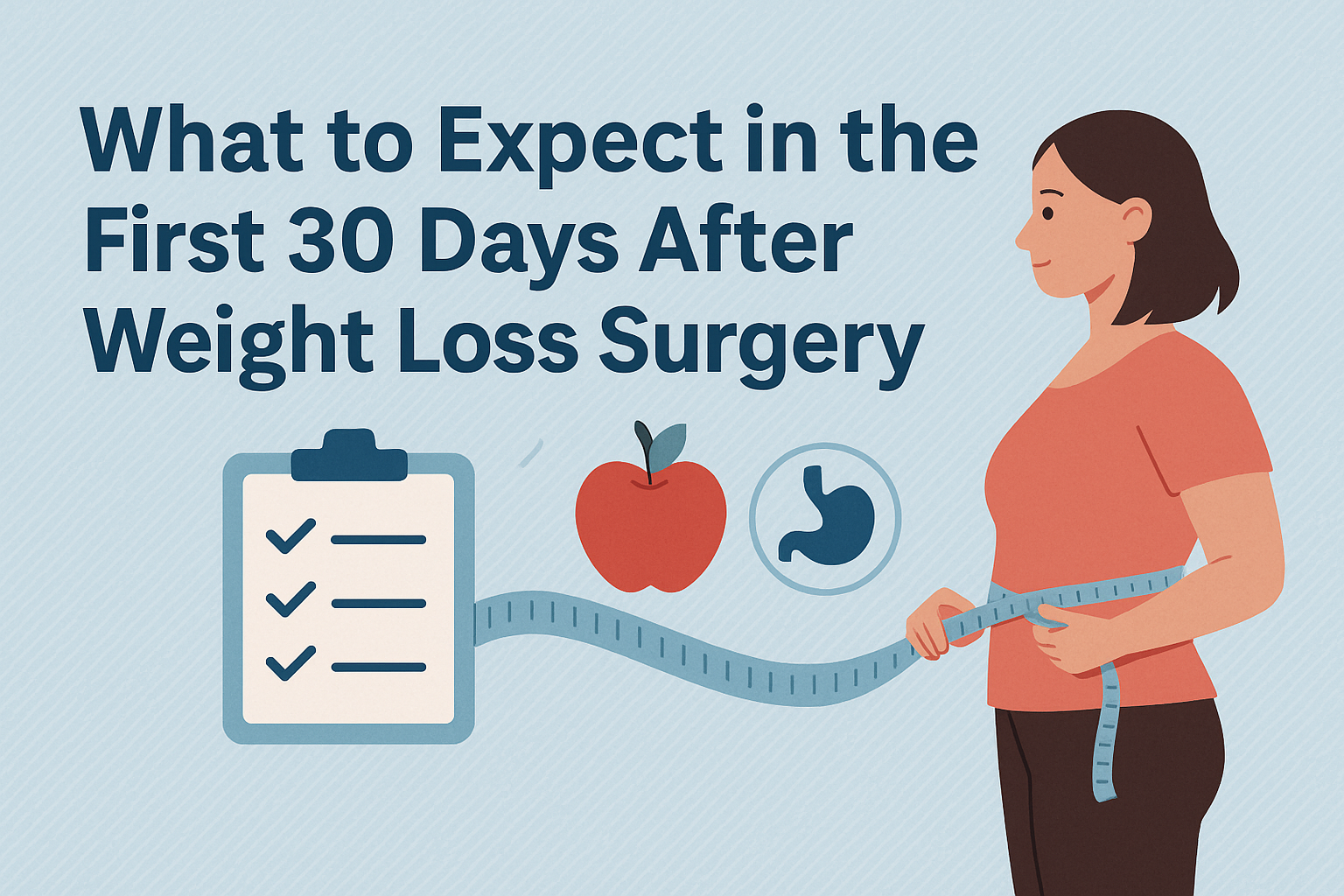 What to Expect in the First 30 Days After Weight Loss Surgery