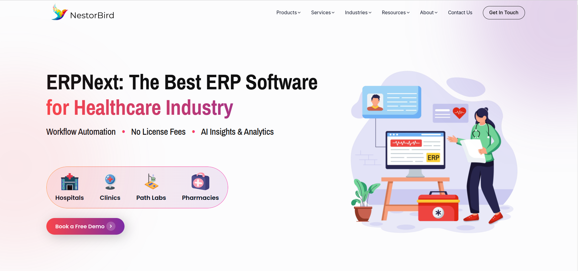 NestorBird - ERPNext: The Best Healthcare ERP for Efficient Operations
