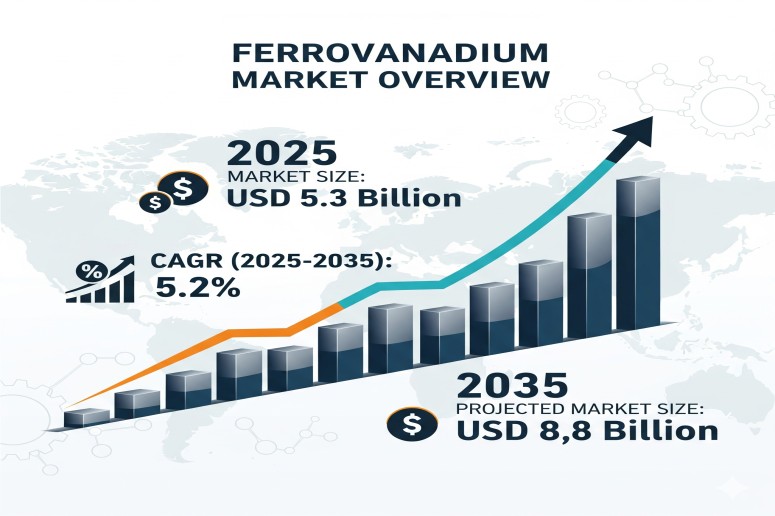Ferro Vanadium Market Poised for Steady Growth, Projected to Reach USD 8.8 Billion by 2035 | FMI – FMIBlog