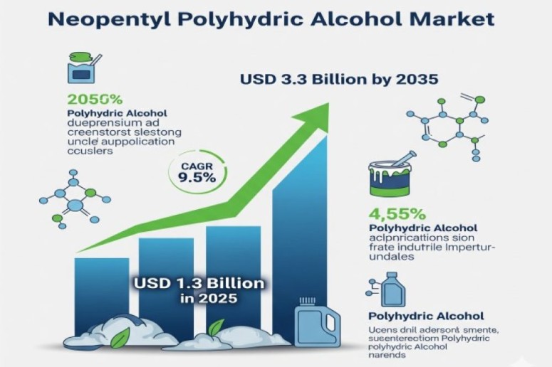 Neopentyl Polyhydric Alcohol Market is Anticipated to Reach USD 3.3 Billion by 2035 with 9.5% CAGR | FMI – FMIBlog