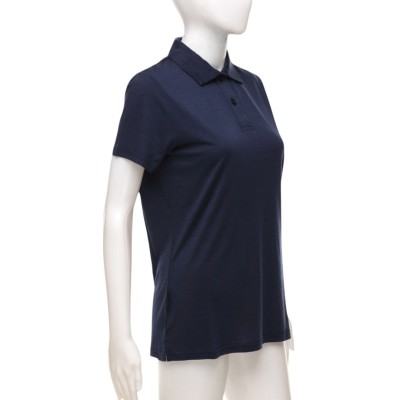 Women's Short Sleeve Polo - Australian Merino Wool - Outer Space (Dark Navy Blue) Profile Picture