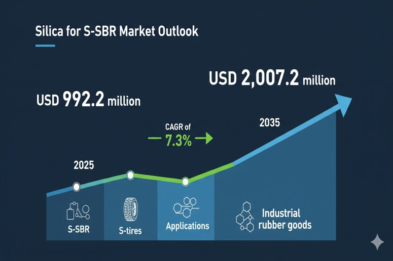Silica for S-SBR Market is Anticipated to Grow at 7.3% CAGR from 2025 to 2035, Driven by EV and Tire Demand – FMIBlog