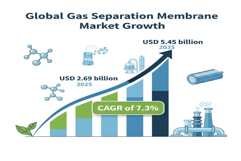 Gas Separation Membrane Market Set to Double, Reaching USD 5.45 Billion by 2035 | FMI – FMIBlog
