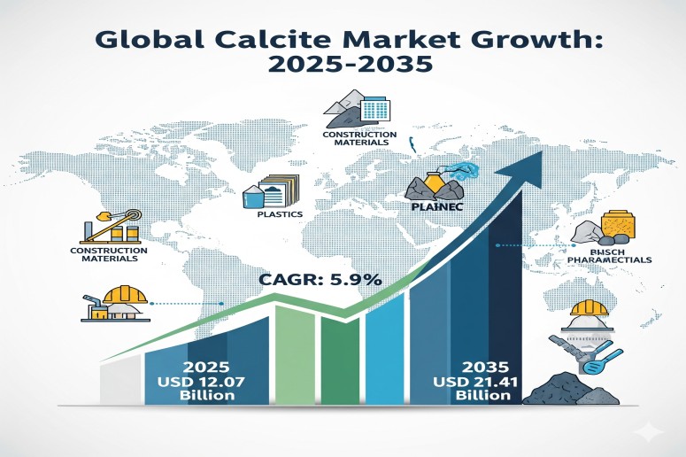 Calcite Market to Witness Rapid Expansion, Surging from USD 12.07 Billion in 2025 to USD 21.41 Billion by 2035 – FMIBlog