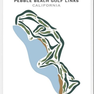 Pebble Beach Golf Links, California - Printed Golf Courses Profile Picture