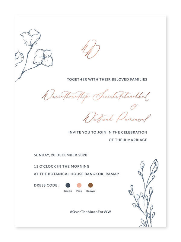 ออกแบบการ์ดแต่งงาน ง่ายๆ เหมือนได้ทำเอง สวย เก๋ เท่ มินิมอล มีครบทุกสไตล์