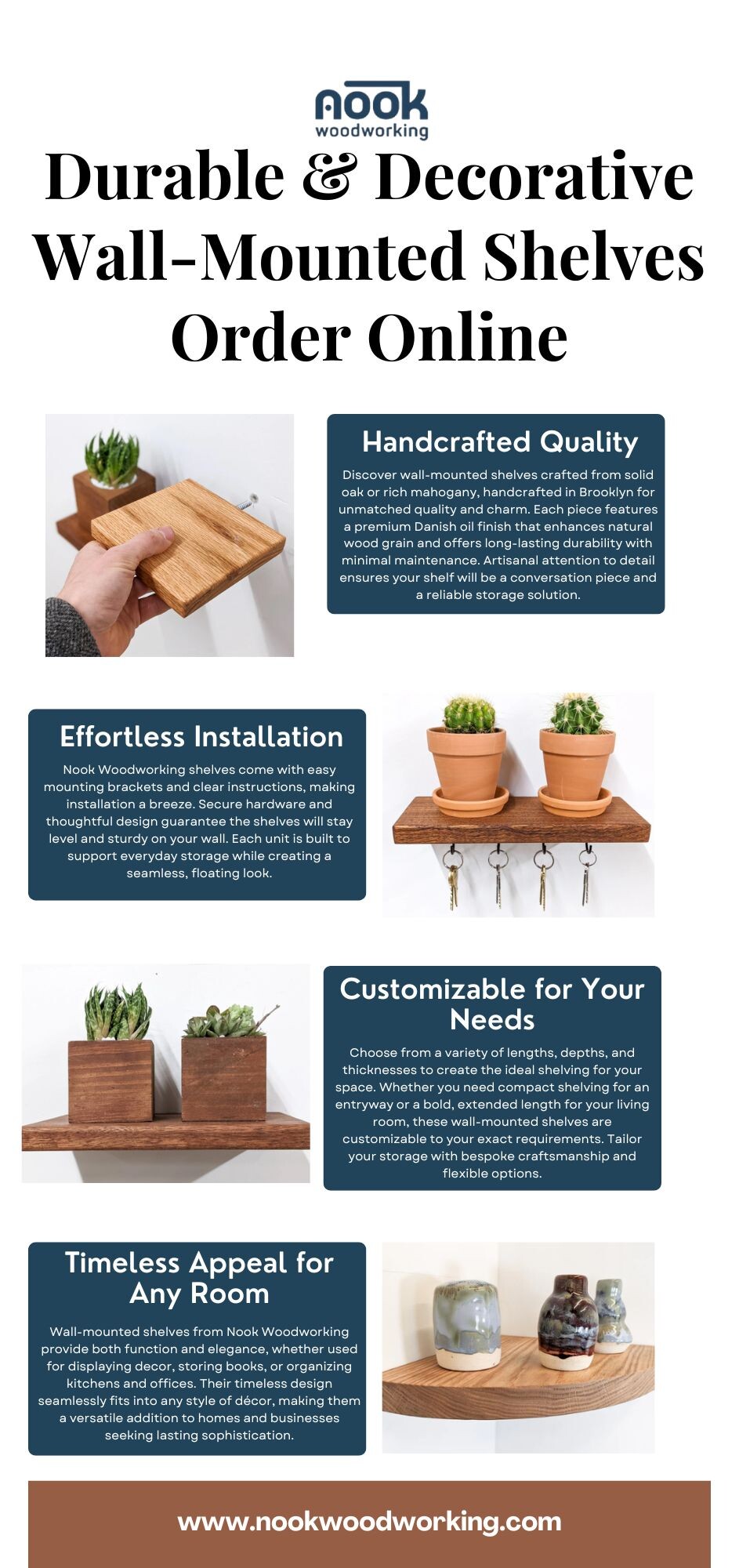 Durable & Decorative Wall Mounted Shelves Order Online - Gifyu