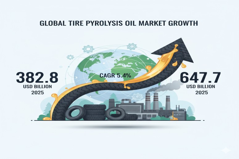 Tire Pyrolysis Oil Market Set to Surge USD 647.7 Billion by 2035, Driven by Sustainable Energy Demand – FMIBlog