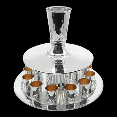 Hammered Shabbat Wine Fountain - 6,8 or 12 Guests Profile Picture