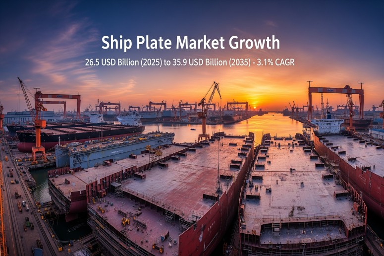 Ship Plate Market to Reach USD 35.9 Billion by 2035 Amid Rising Demand from Shipbuilding and Naval Modernization – FMIBlog