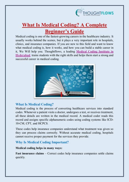 What Is Medical Coding? A Complete Beginner’s Guide | PDF