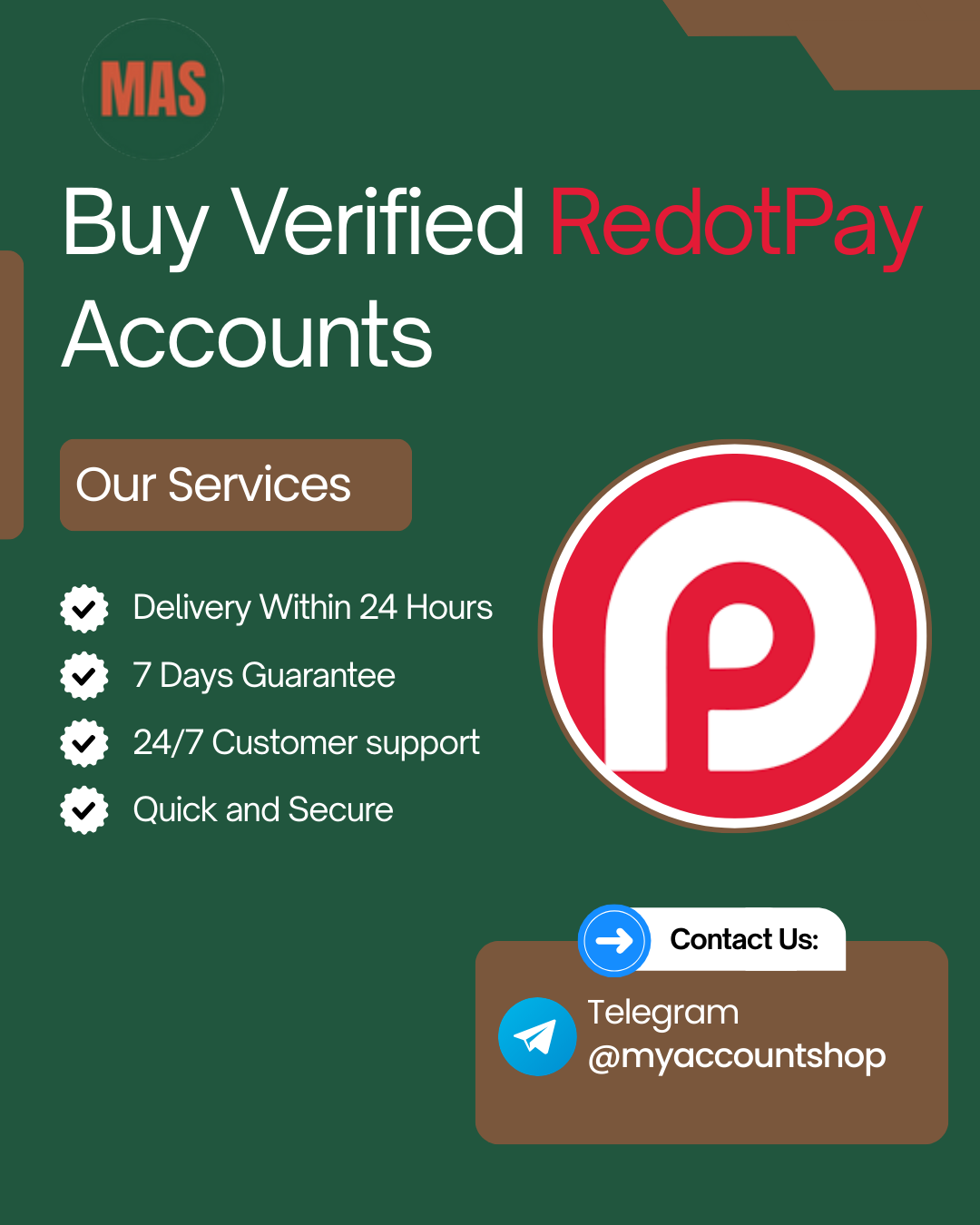 Buy Verified RedotPay Accounts - My Account Shop