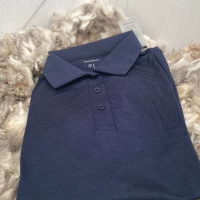 Limited Release - Navy Blue Women's Polo - 100% Merino Wool Profile Picture