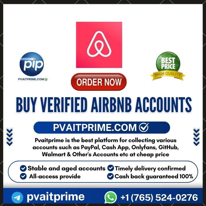 Buy Verified Airbnb Accounts -100% Safe, Personal And Business