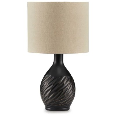 Garinton - Black - Ceramic Table Lamp Profile Picture
