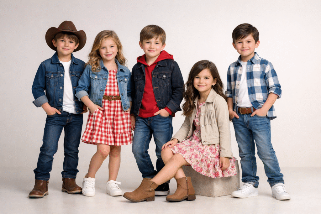 Kids Western Wear Supplier New Delhi for Retail & Bulk Buyers