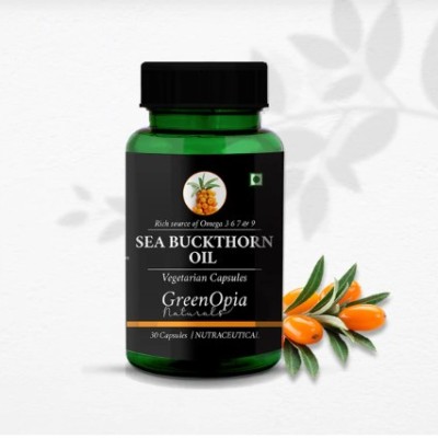 GreenOpia Sea Buckthorn Oil 30 Liquid Filled Vegetarian Capsules Profile Picture