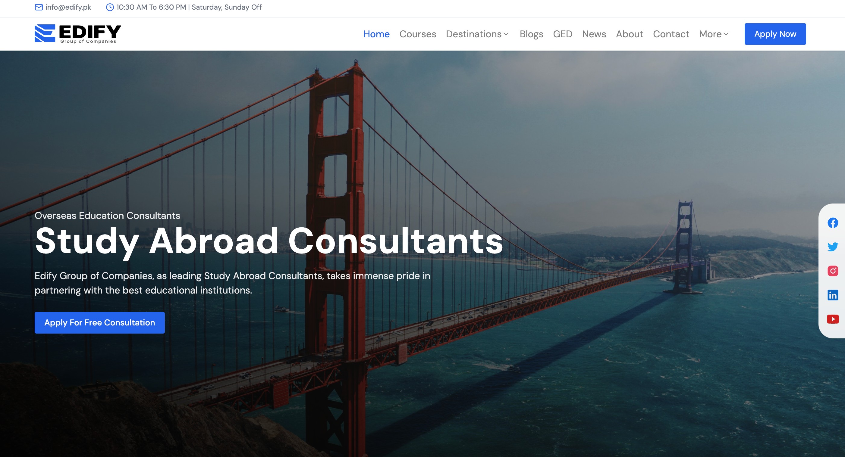 Edify Group of Companies | Study Abroad Consultants | Overseas Education Consultants