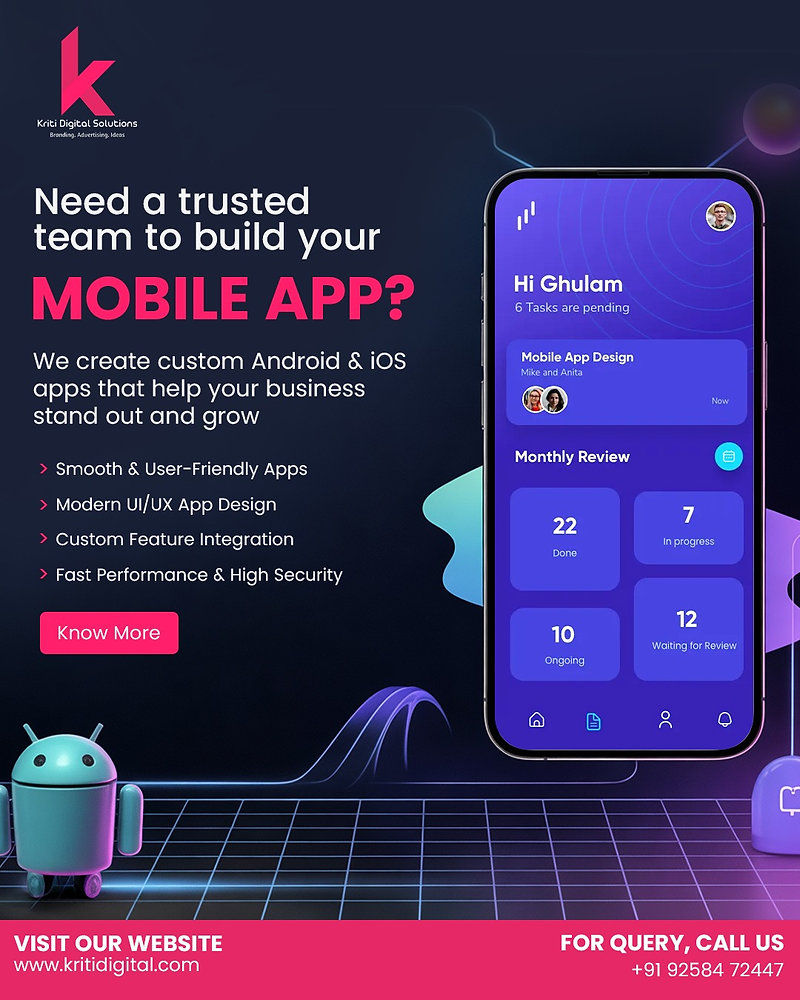 Best Mobile App Development Company in Bangalore