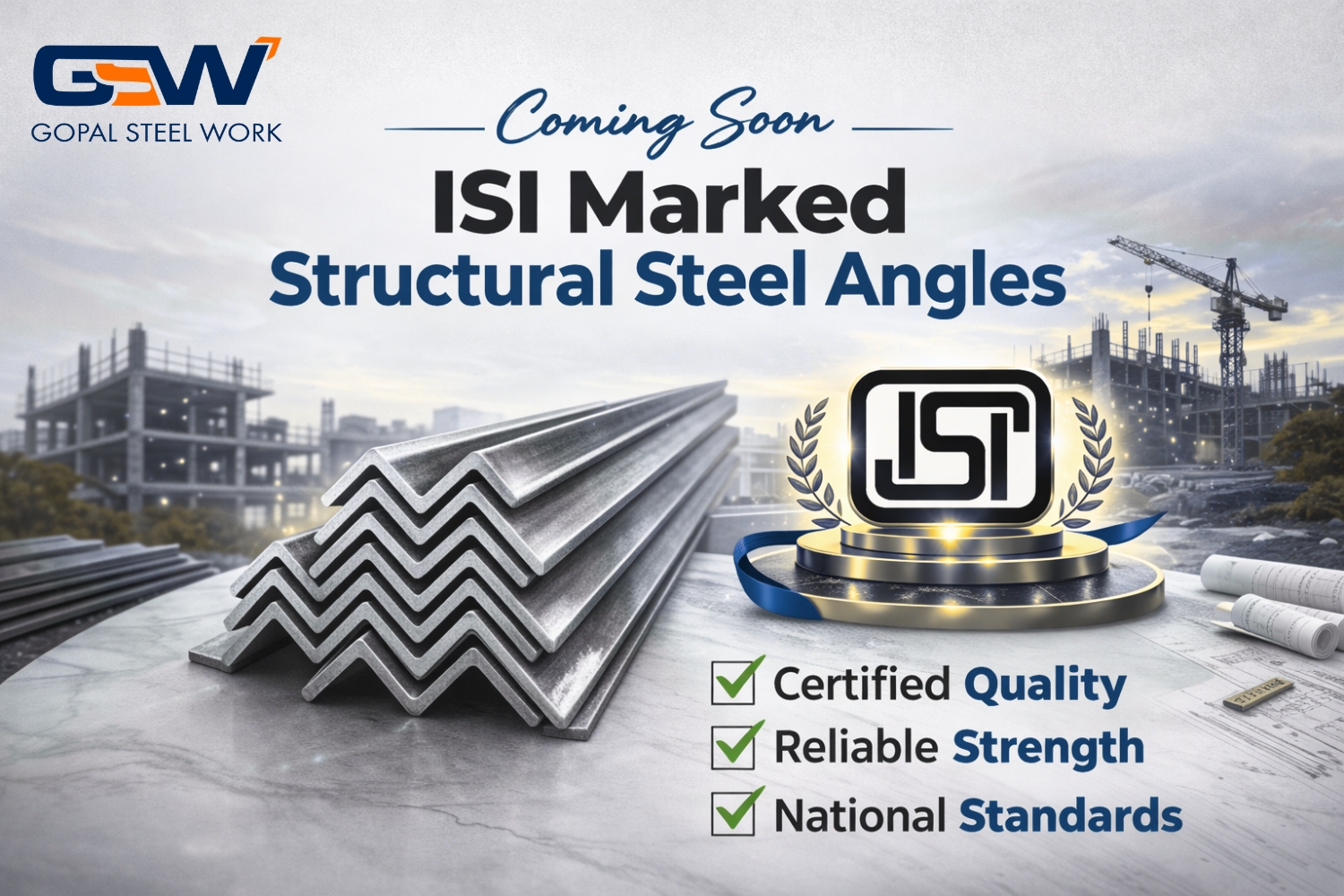 Gopal Steel Work Set to Launch ISI Marked Structural Steel Angles Soon