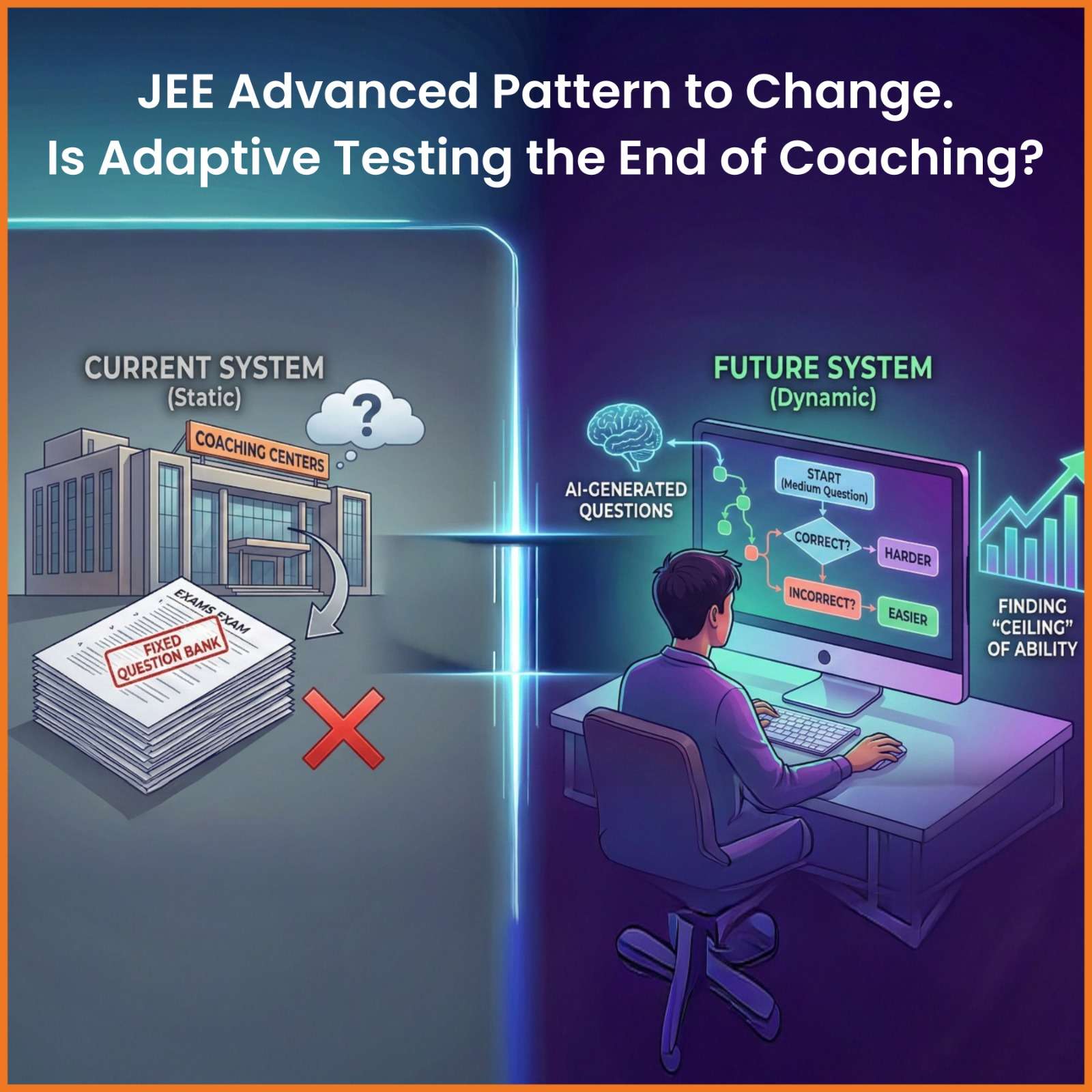 JEE Advanced Pattern to Change. Is Adaptive Testing the End of Coaching? - Nano Institutions for IIT/NEET