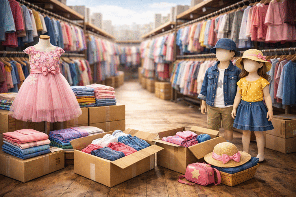 Kids Dress Wholesale Delhi Lekhus Collection - Best Places for Bulk Kids Clothing