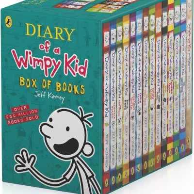 Diary of a Wimpy Kid Box of Books (1-13) Paperback ISBN: 9780241567418 Profile Picture