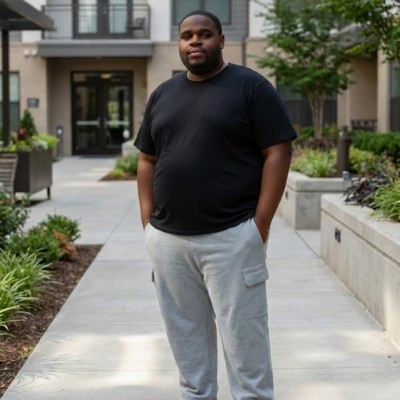 Big & Tall Fleece Cargo Lounge Pants Profile Picture