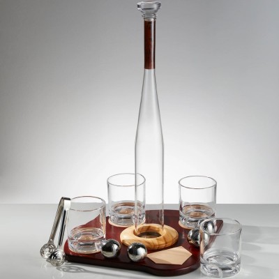 Baseball Whiskey Decanter Set - Pure Crystal (Premium Gift Box) Profile Picture