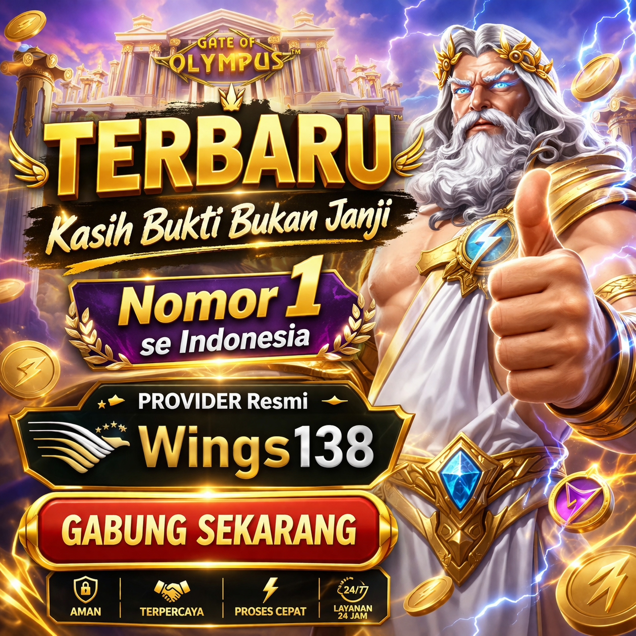 Wings138 | RTP WIngs138 Situs Slot Resmi dari Pulau Jawa. Toto & Kasino Indro